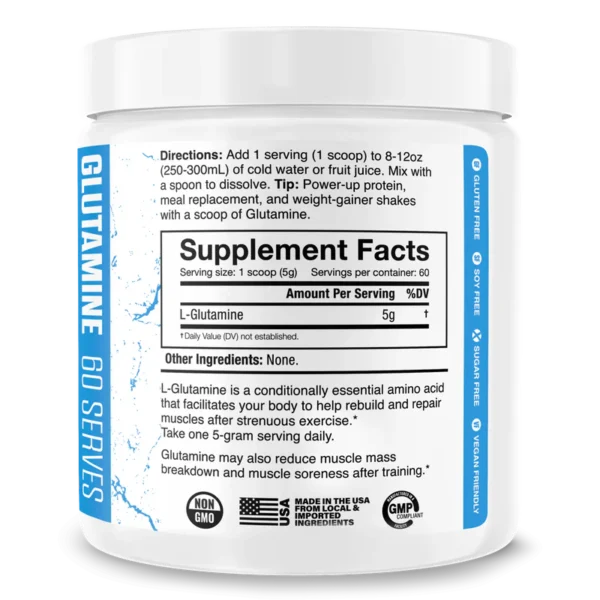 JNX Sports The Curse Glutamine – 300g/0.66 lbs ( Made In USA )