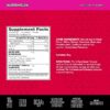 "BSN Amino X BCAA Nutrition Facts – Contains essential BCAAs, amino acids, and hydration boosters to support muscle recovery and performance."