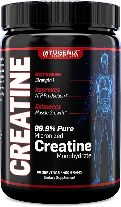 81T2qJscZ2L._AC_SY879_ Myogenix Creatine Monohydrate – 400g/0.88 lbs ( Made In Germany)