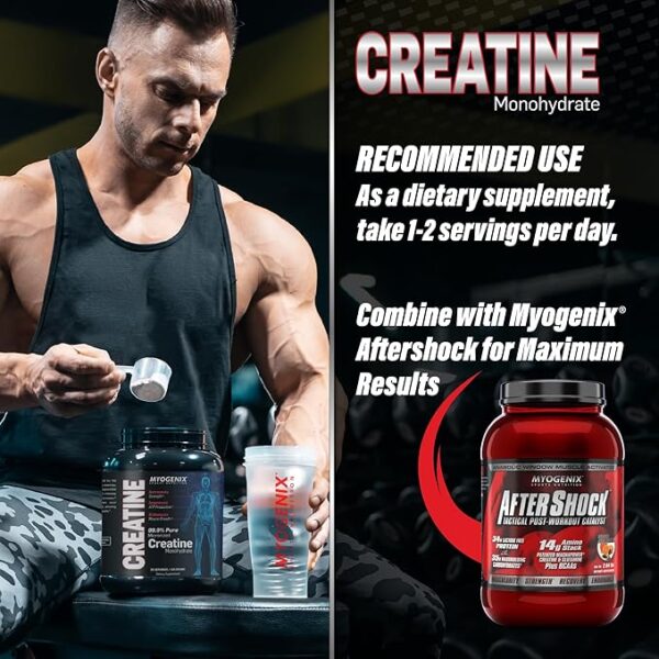 81li4sCR2BL._AC_SX679_ Myogenix Creatine Monohydrate – 400g/0.88 lbs ( Made In Germany)