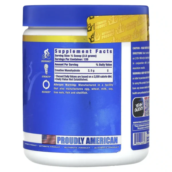 Ronnie Coleman Creatine Unflavored 300g ( Mad In USA )