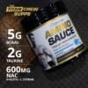 a (1) "BPI Sports The Titan Crew Amino Sauce BCAA – 275g/0.60 lbs. Intra-workout formula with BCAAs, electrolytes, and hydration support for muscle recovery and endurance."