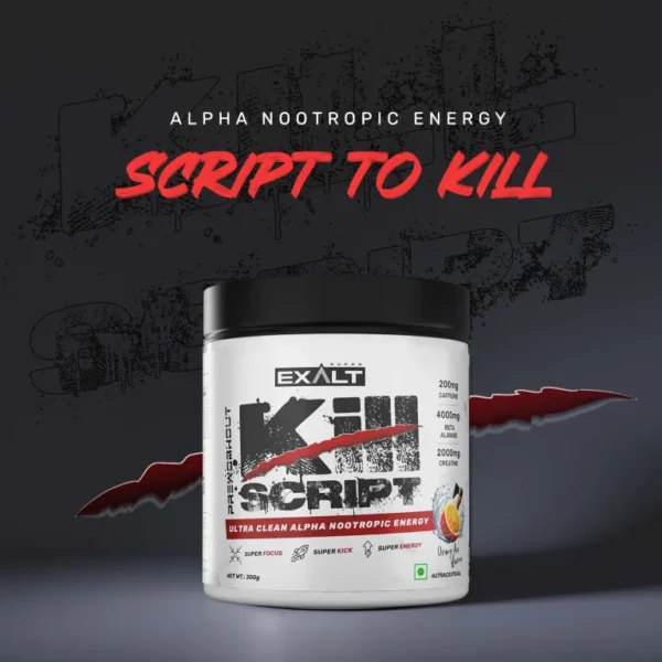 Exalt Supps The Kill Script Pre-Workout – 300g / 0.66 lbs | 30 Servings