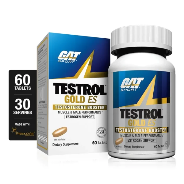 GAT Sport Testrol Gold ES 60 Tablets – Natural Testosterone Booster