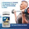 Athlete using Testrol Gold ES – Boosts muscle recovery, strength, and overall performance."