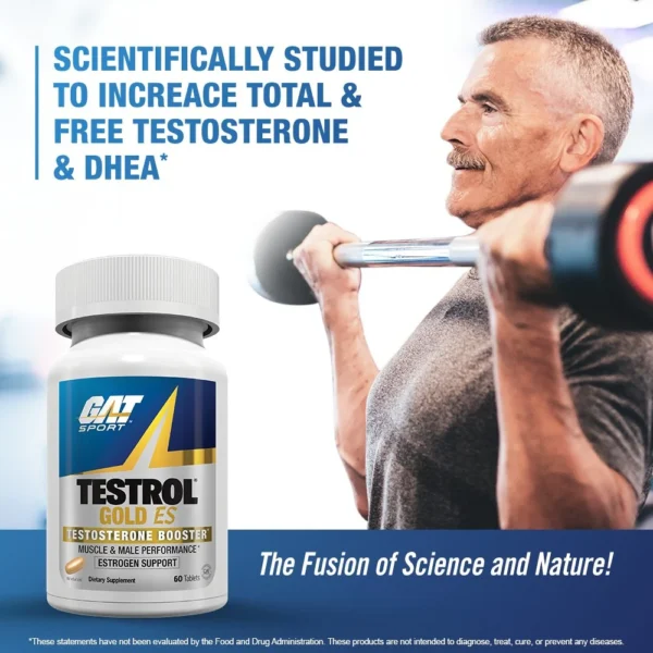 Athlete using Testrol Gold ES – Boosts muscle recovery, strength, and overall performance."