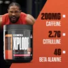 Exalt Supps XPlode Pre Workout supplement facts panel